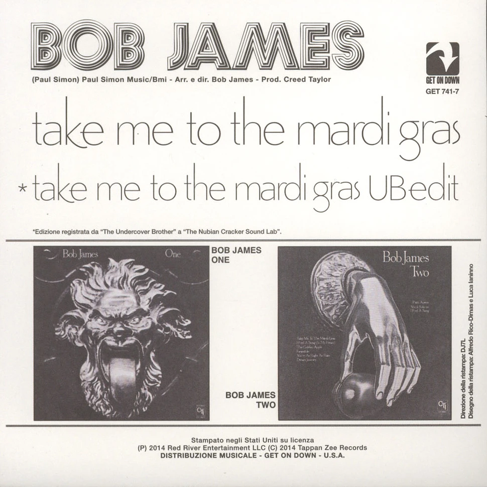 Bob James - Take Me To The Mardi Gras (Italian Version)