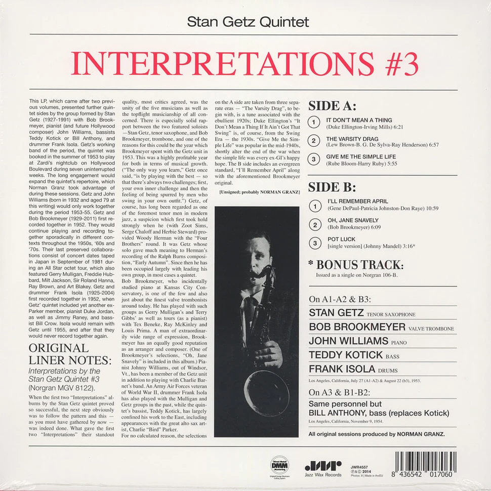 Stan Getz Quintet - Interpretations #3