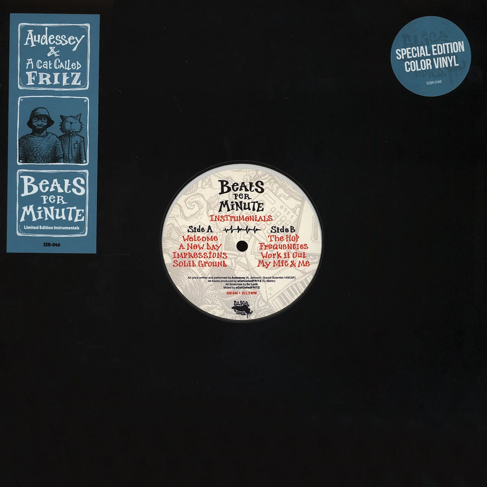 Audessey & A Cat Called Fritz - Beats Per Minute Instrumentals Numbered Test Press Set