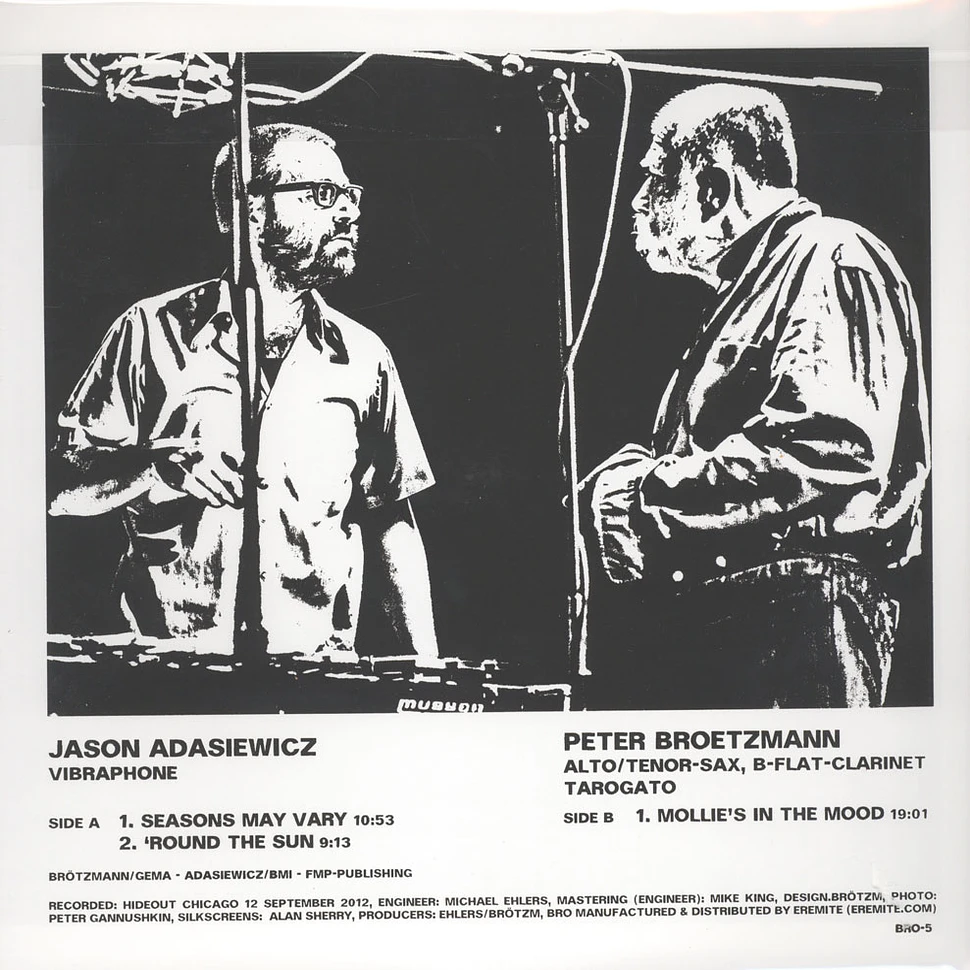 Peter Brötzmann & Jason Adasiewicz - Mollie's In The Mood