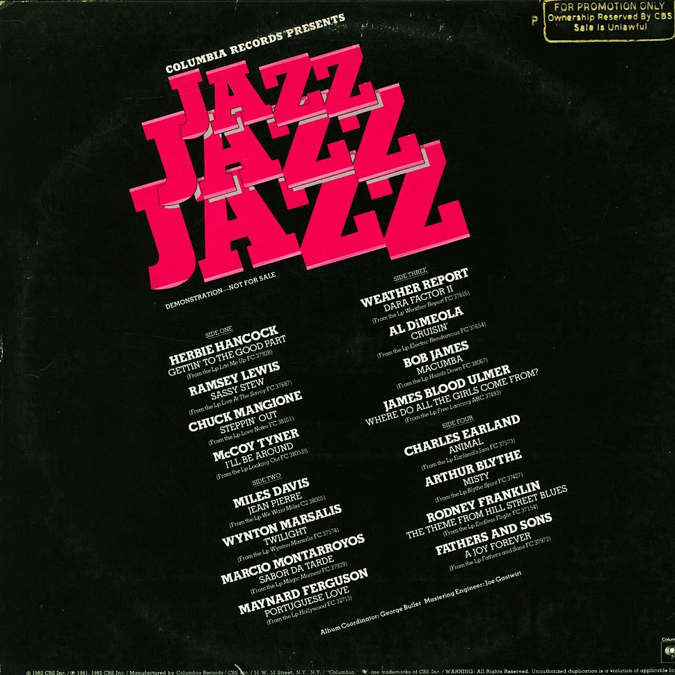 V.A. - Columbia Records Presents Jazz Jazz Jazz