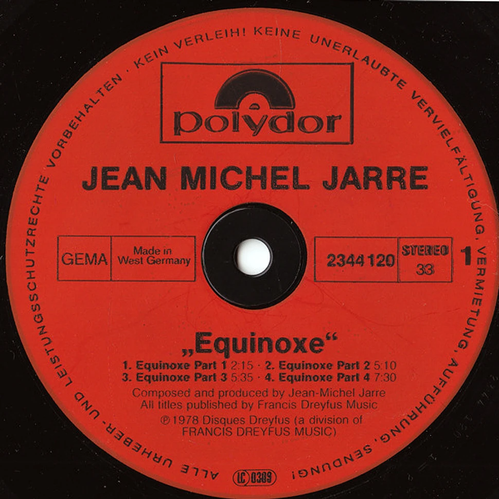 Jean-Michel Jarre - Equinoxe