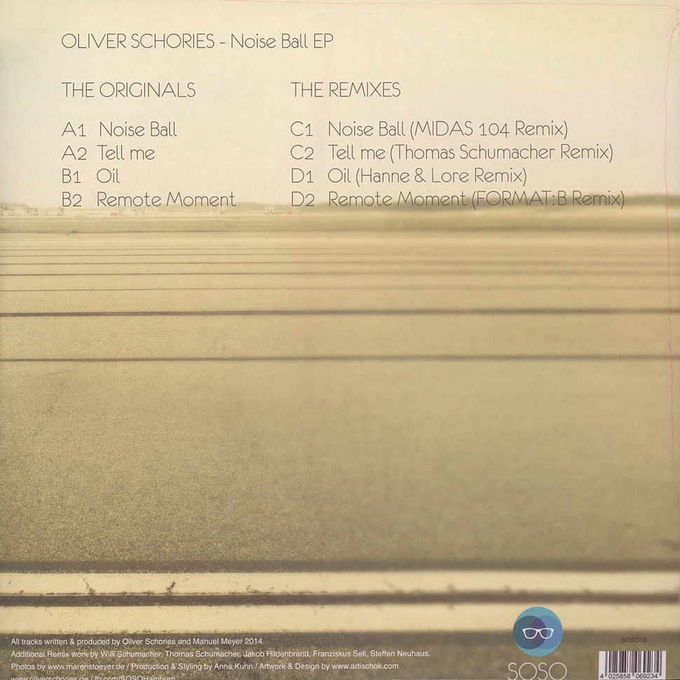 Oliver Schories - The Noise Ball EP