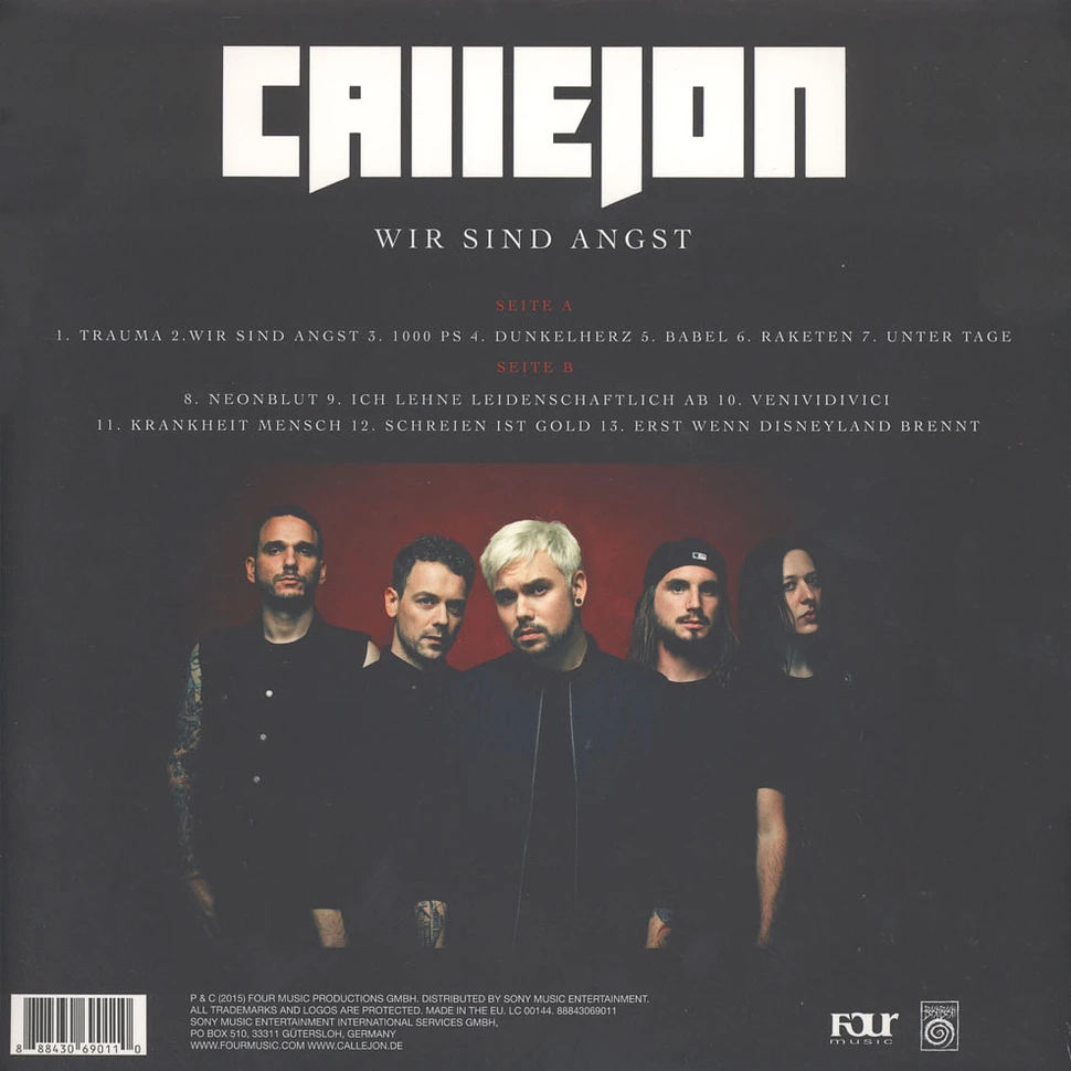 Callejón - Wir sind Angst
