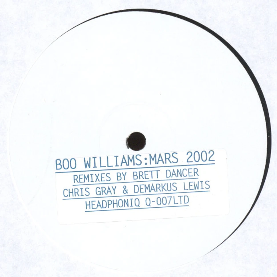 Boo Williams - Mars 2002