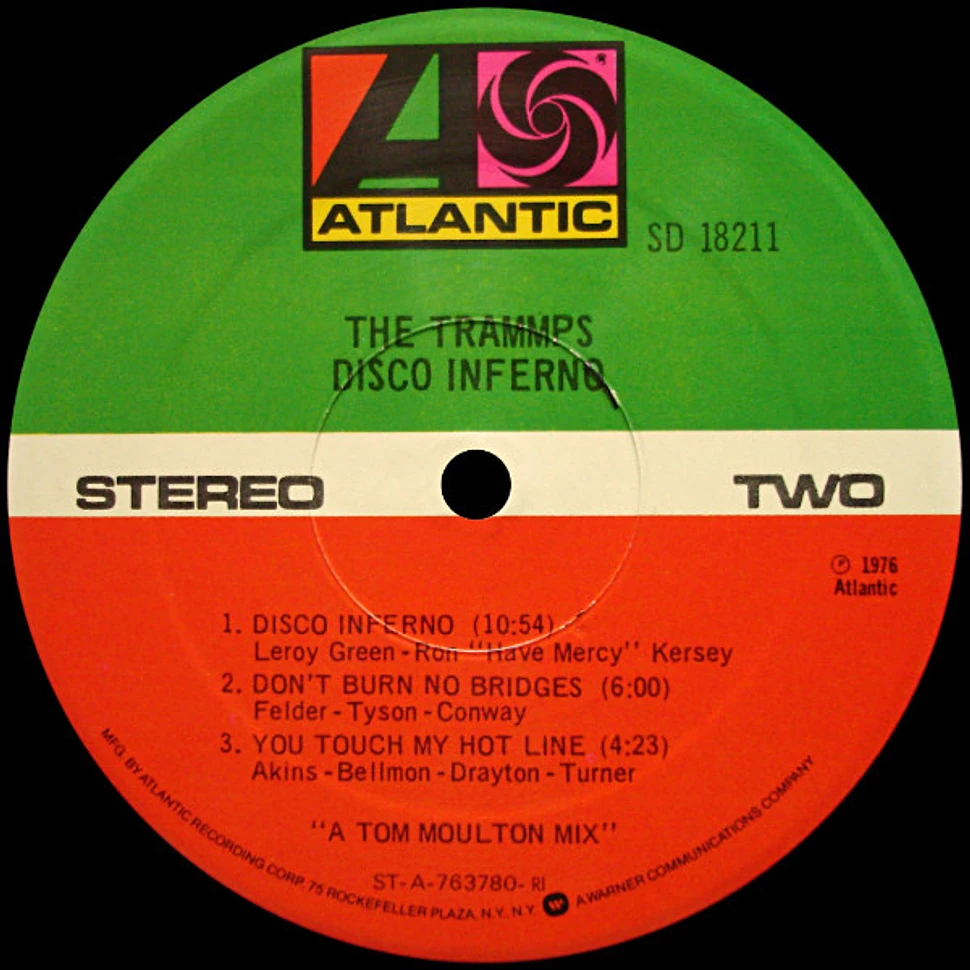 The Trammps - Disco Inferno