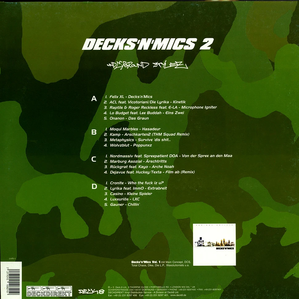 V.A. - Decks 'N' Mics 2 (Underground Stylez)