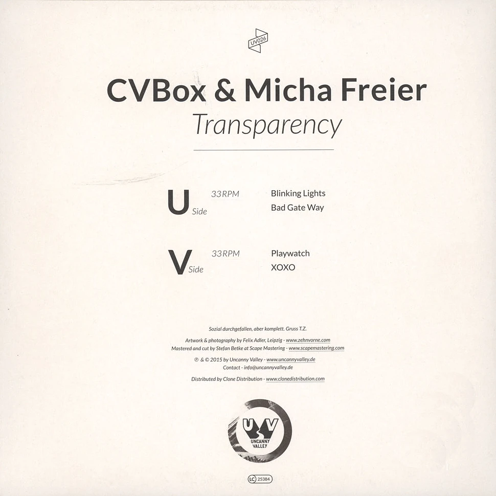 CVBox & Micha Freier - Transparency