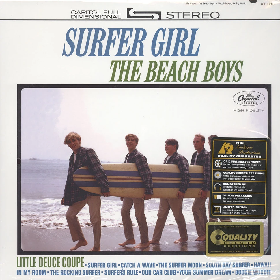 The Beach Boys - Surfer Girl 200g Vinyl, Stereo Edition