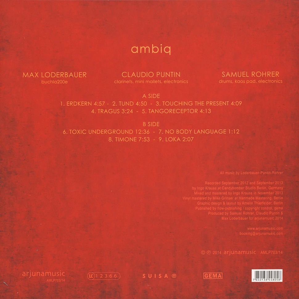 Loderbauer / Puntin / Rohrer - Ambiq