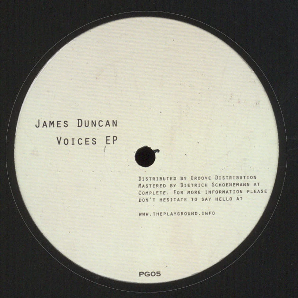 James Duncan - Voices EP