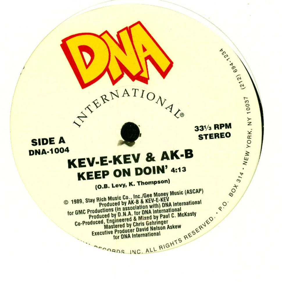 Kev E Kev & AK-B - Keep On Doin'