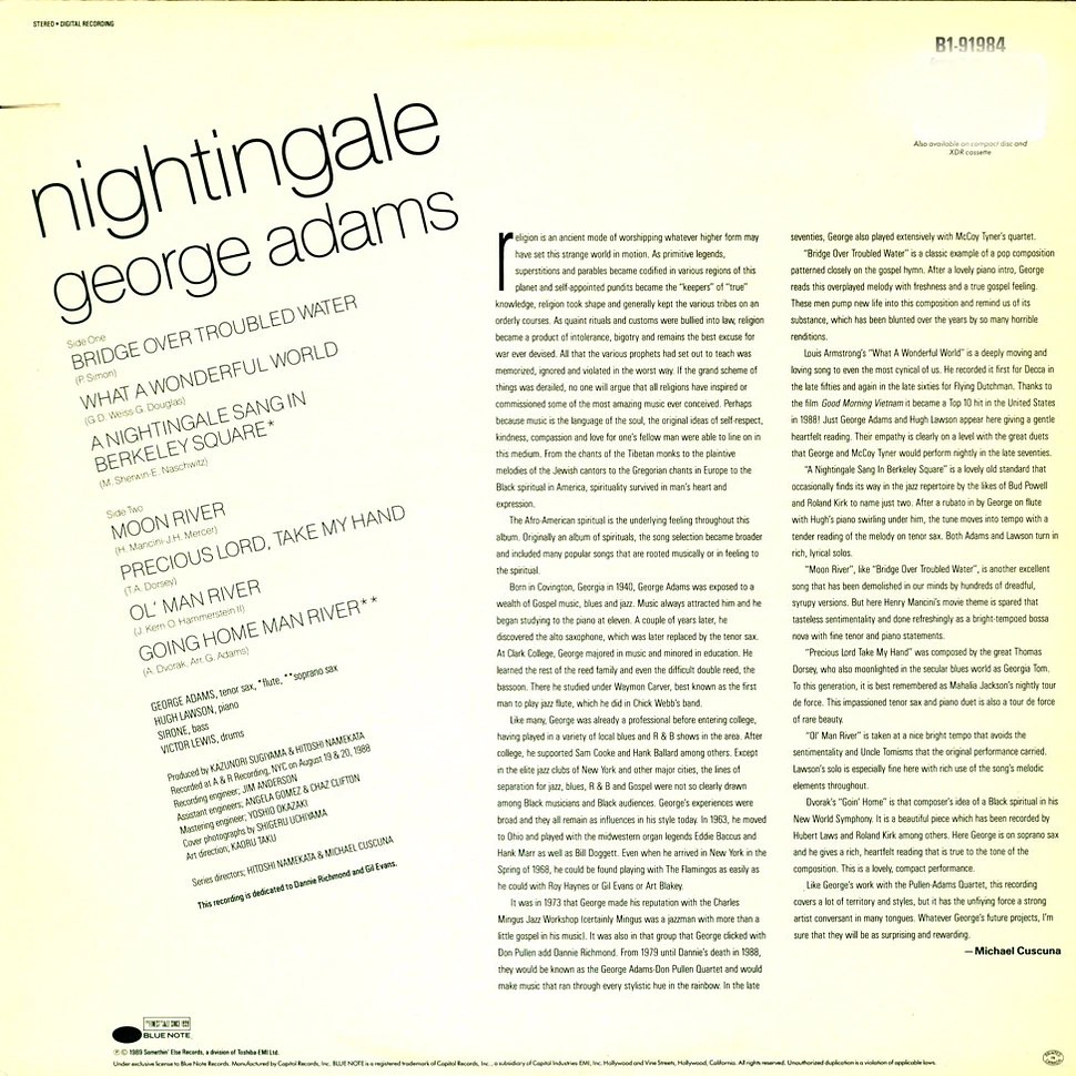 George Adams - Nightingale