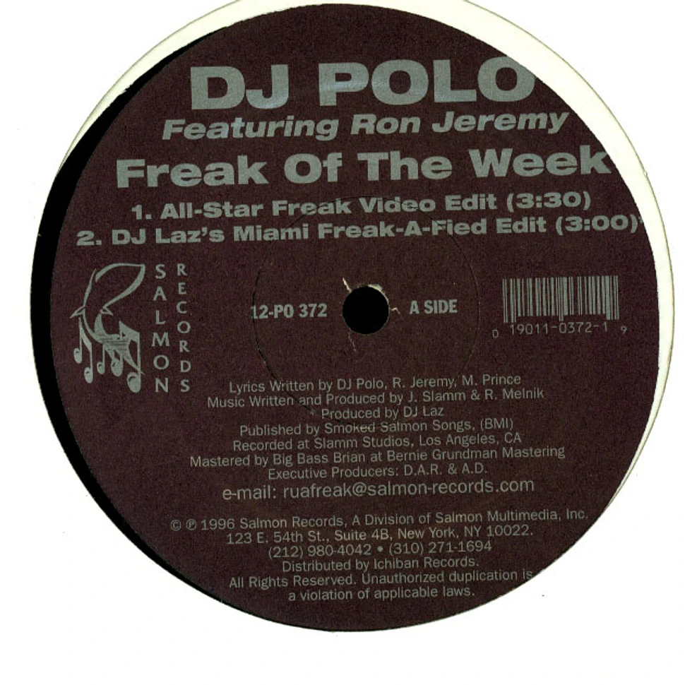 DJ Polo Featuring Ron Jeremy - Freak Of The Week