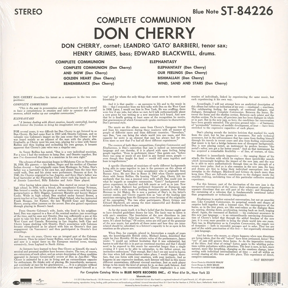 Don Cherry - Complete Communion