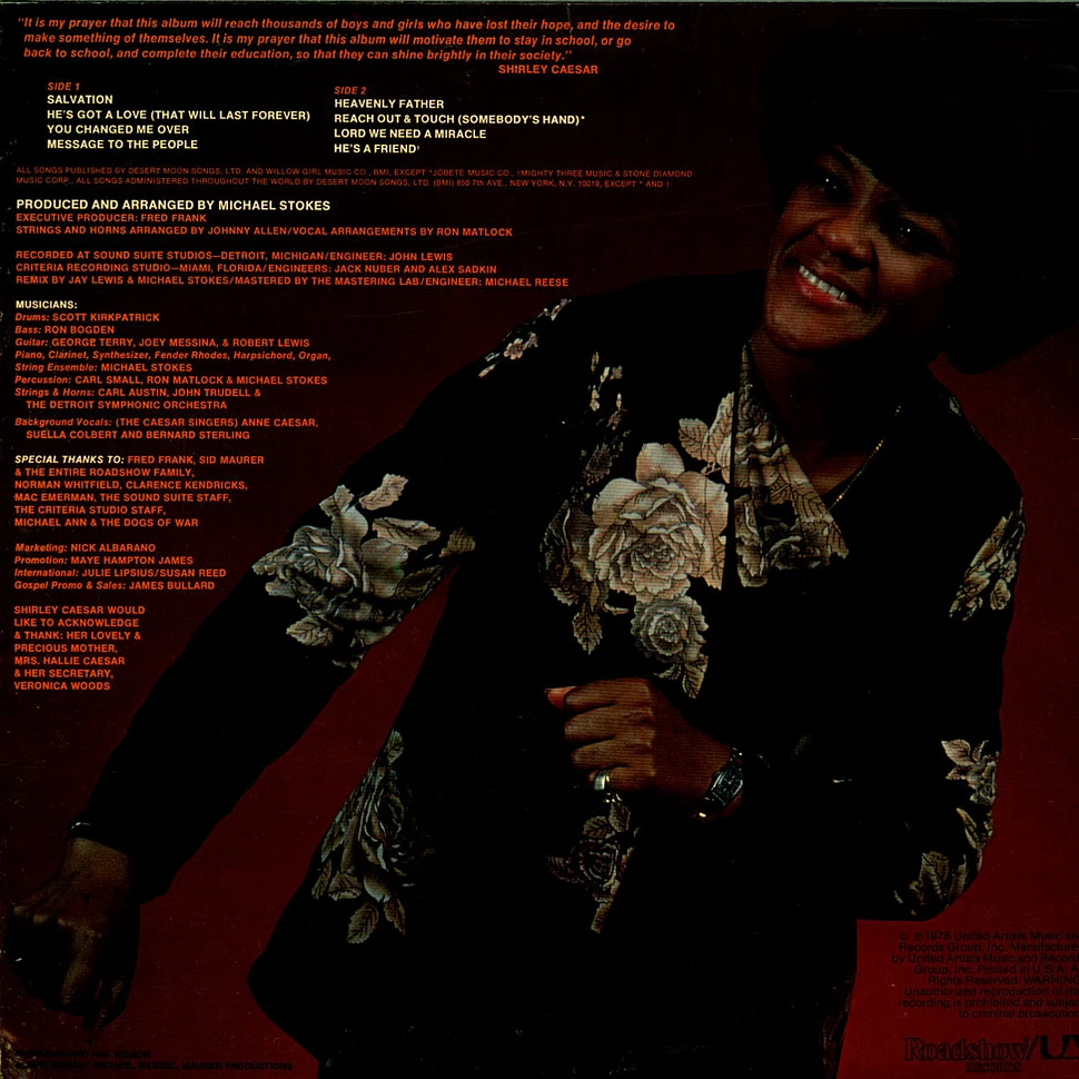 Shirley Caesar - From The Heart
