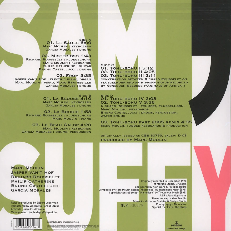 Marc Moulin - Sam Suffy