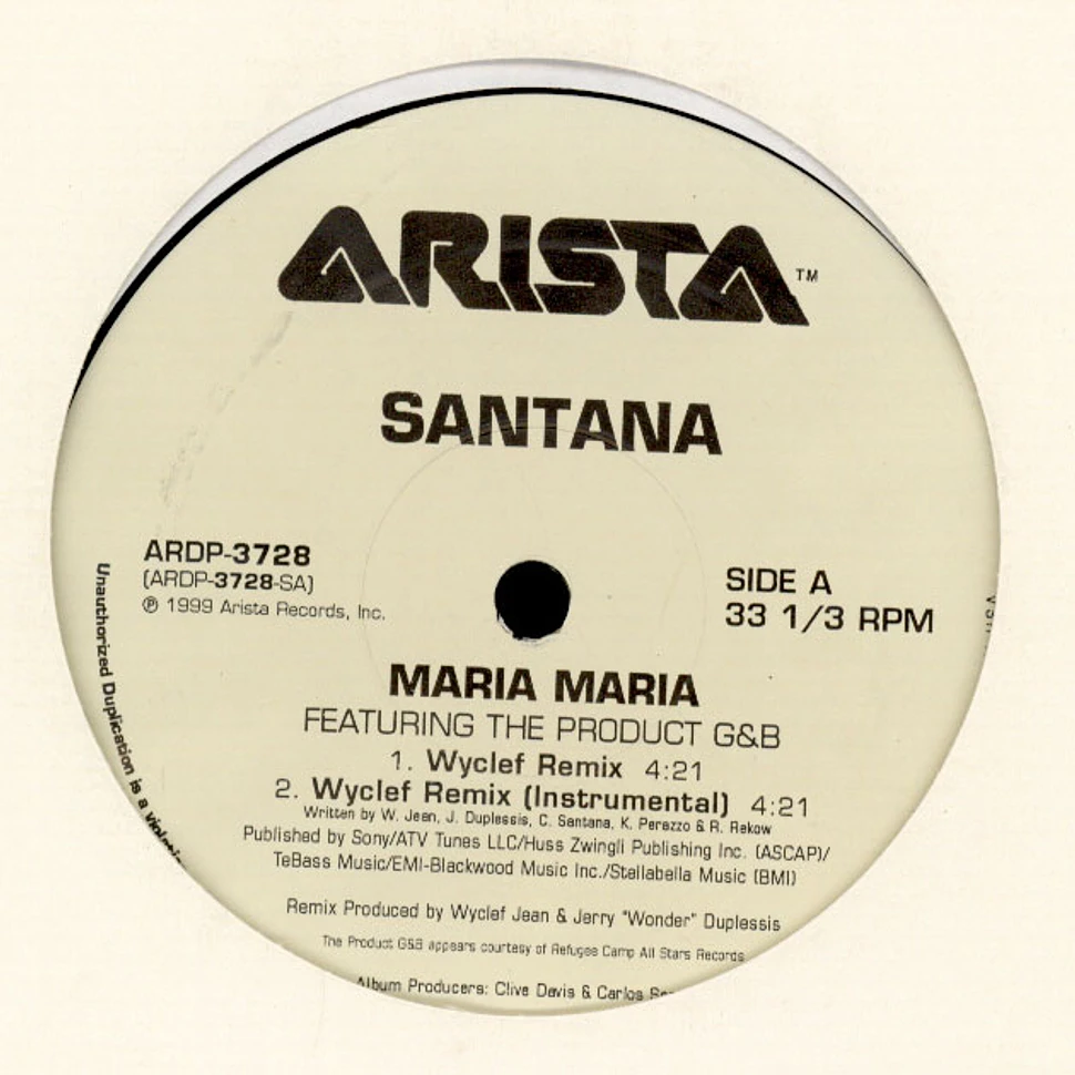 Santana Featuring The Product G&B - Maria Maria