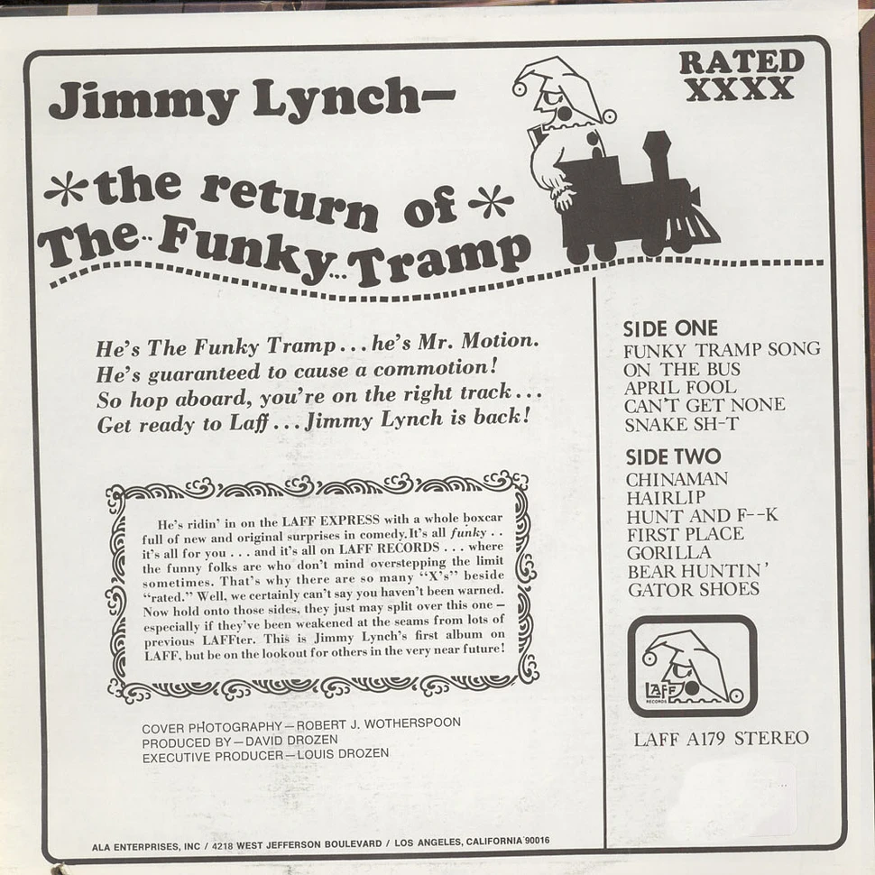 Jimmy Lynch - The Return Of The Funky Tramp
