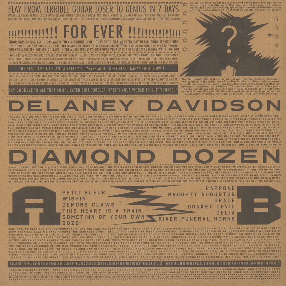 Delaney Davidson - Diamond Dozen Clear Vinyl Edition
