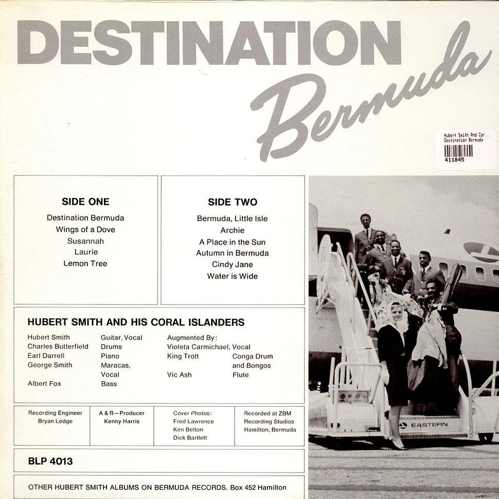 Hubert Smith And His Coral Islanders - Destination Bermuda