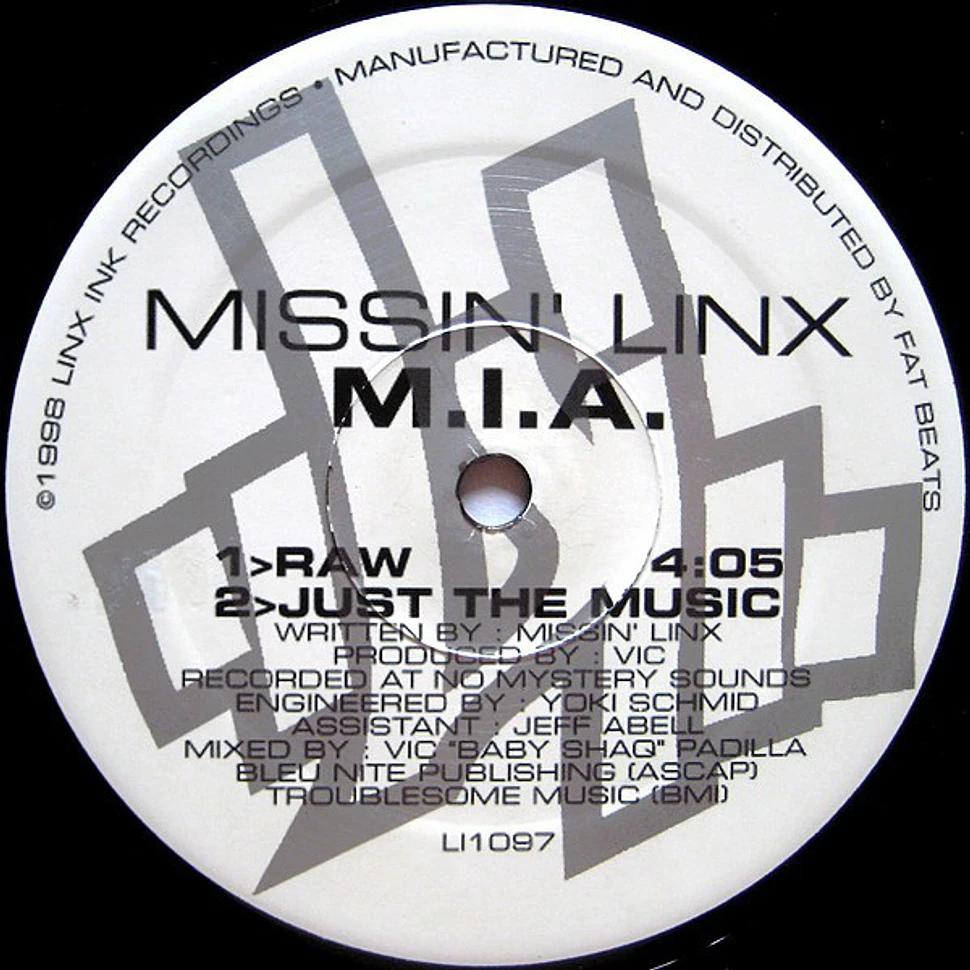 Missin' Linx - M.I.A. / Lock'd D