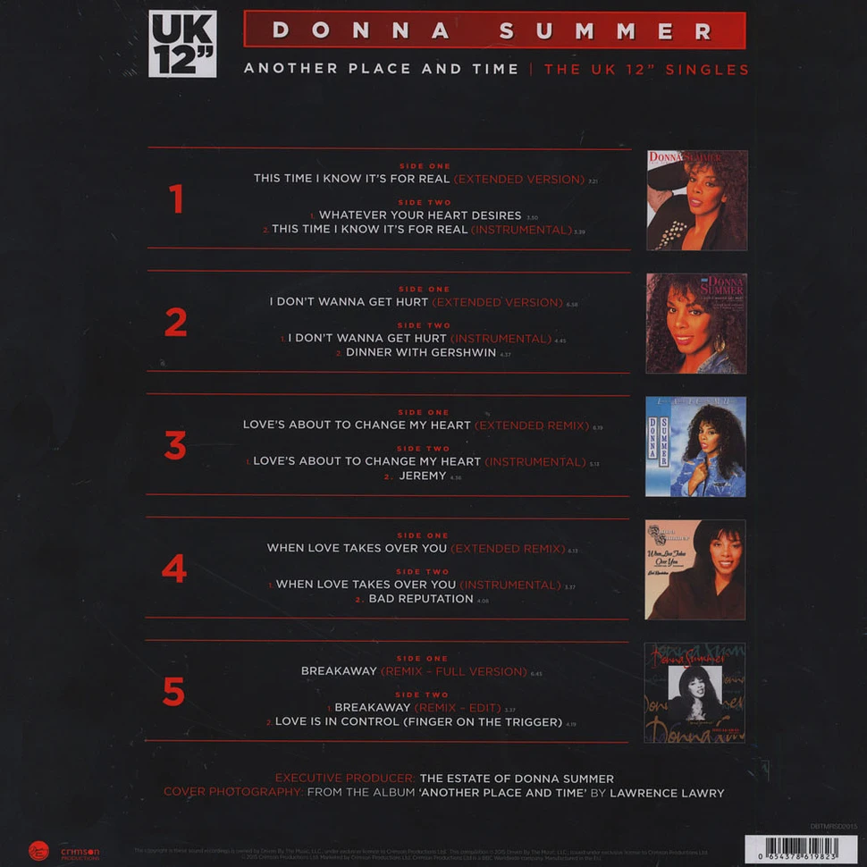 Donna Summer - Another Place And Time - The UK Singles