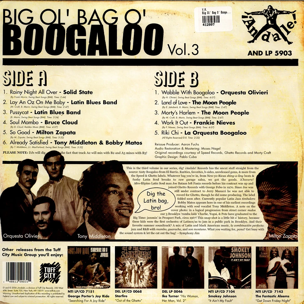 V.A. - Big Ol' Bag O' Boogaloo Vol. 3