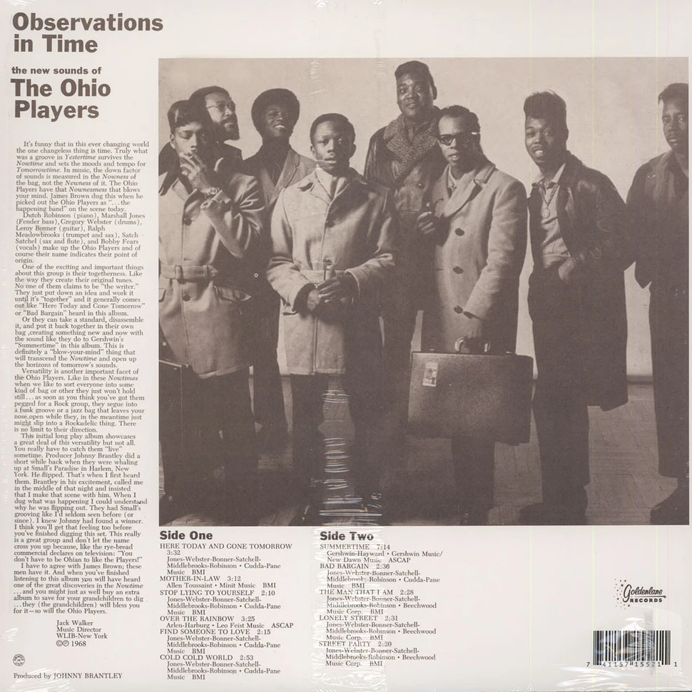 Ohio Players - Observation In Time