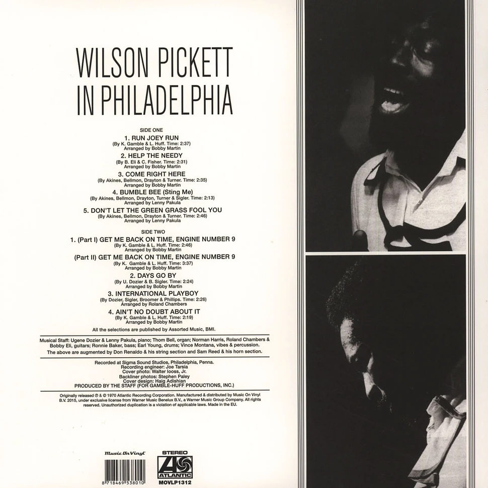 Wilson Pickett - In Philadelphia