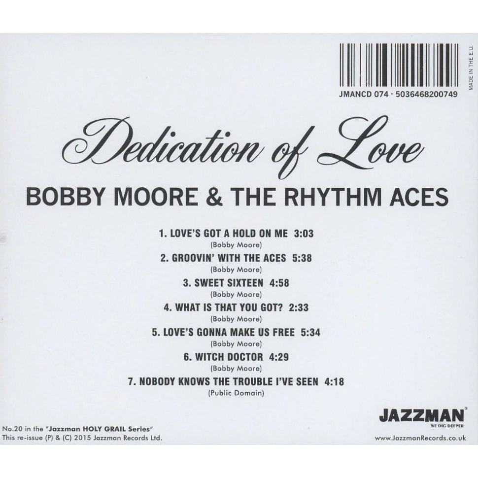 Booby Moore & The Rhythm Aces - Dedication of Love