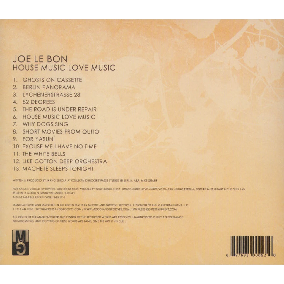 Joe Le Bon - House Music Love Music