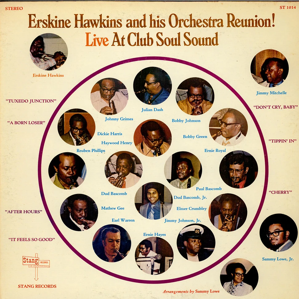 Erskine Hawkins And His Orchestra - Reunion! Live At Club Soul Sound