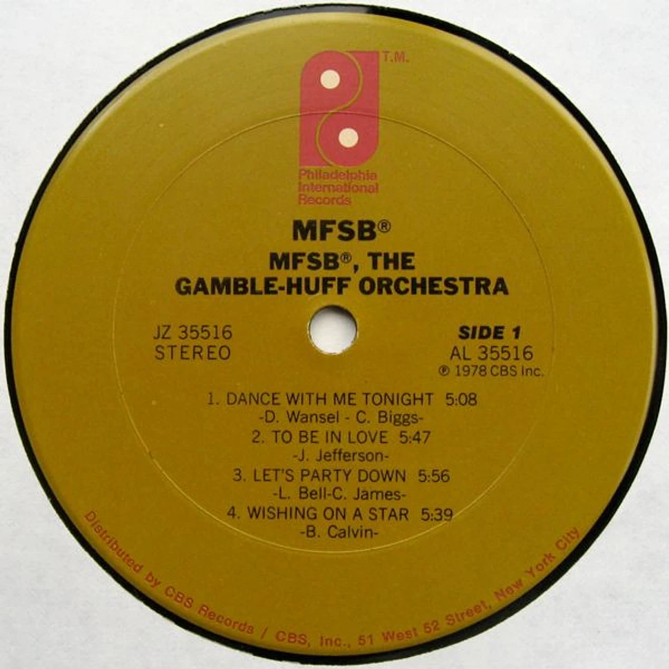 MFSB - MFSB, The Gamble-Huff Orchestra