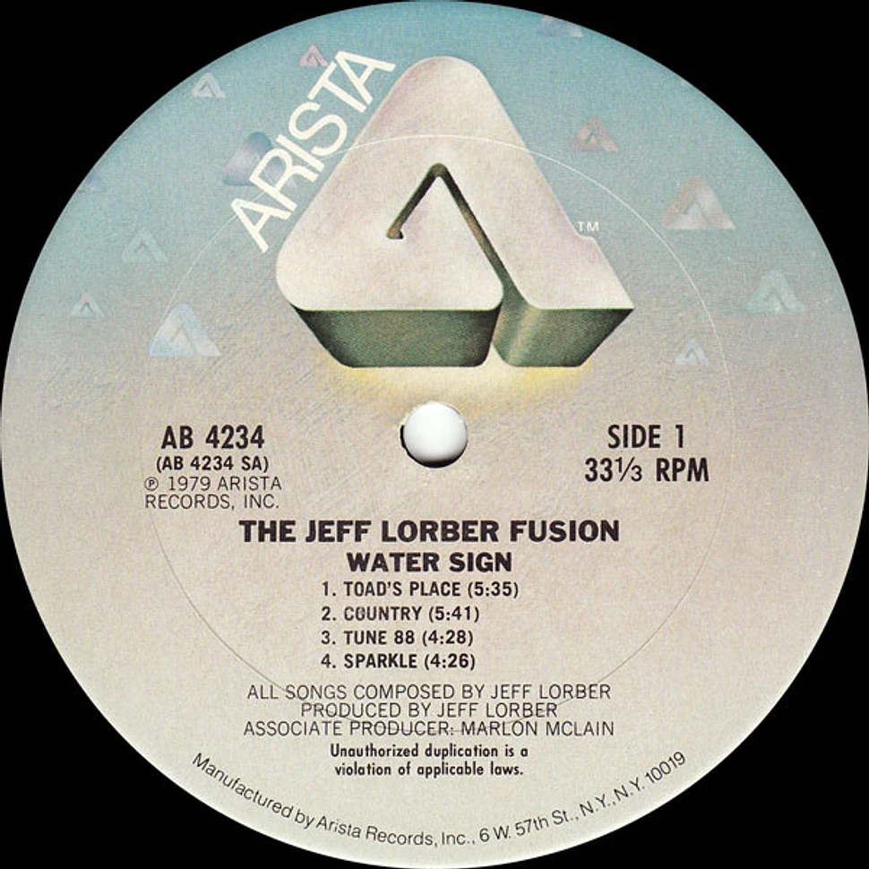 The Jeff Lorber Fusion - Water Sign