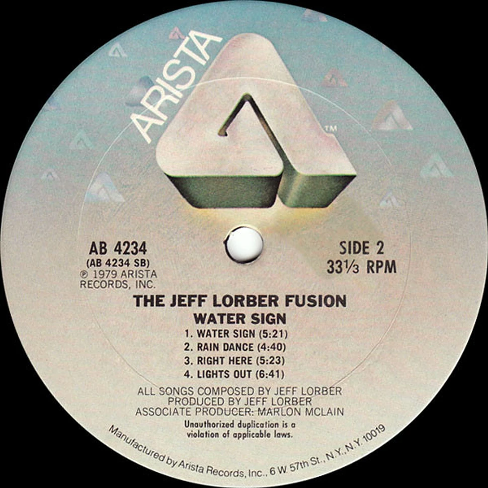 The Jeff Lorber Fusion - Water Sign