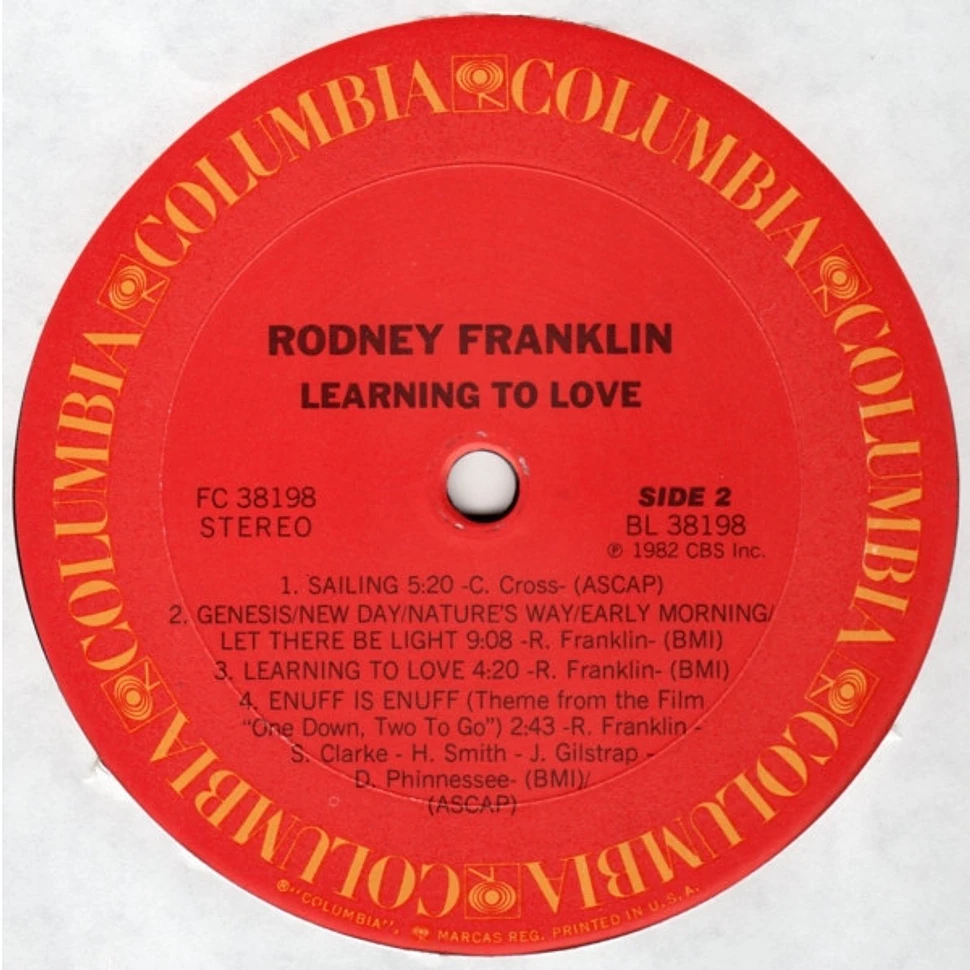Rodney Franklin - Learning To Love