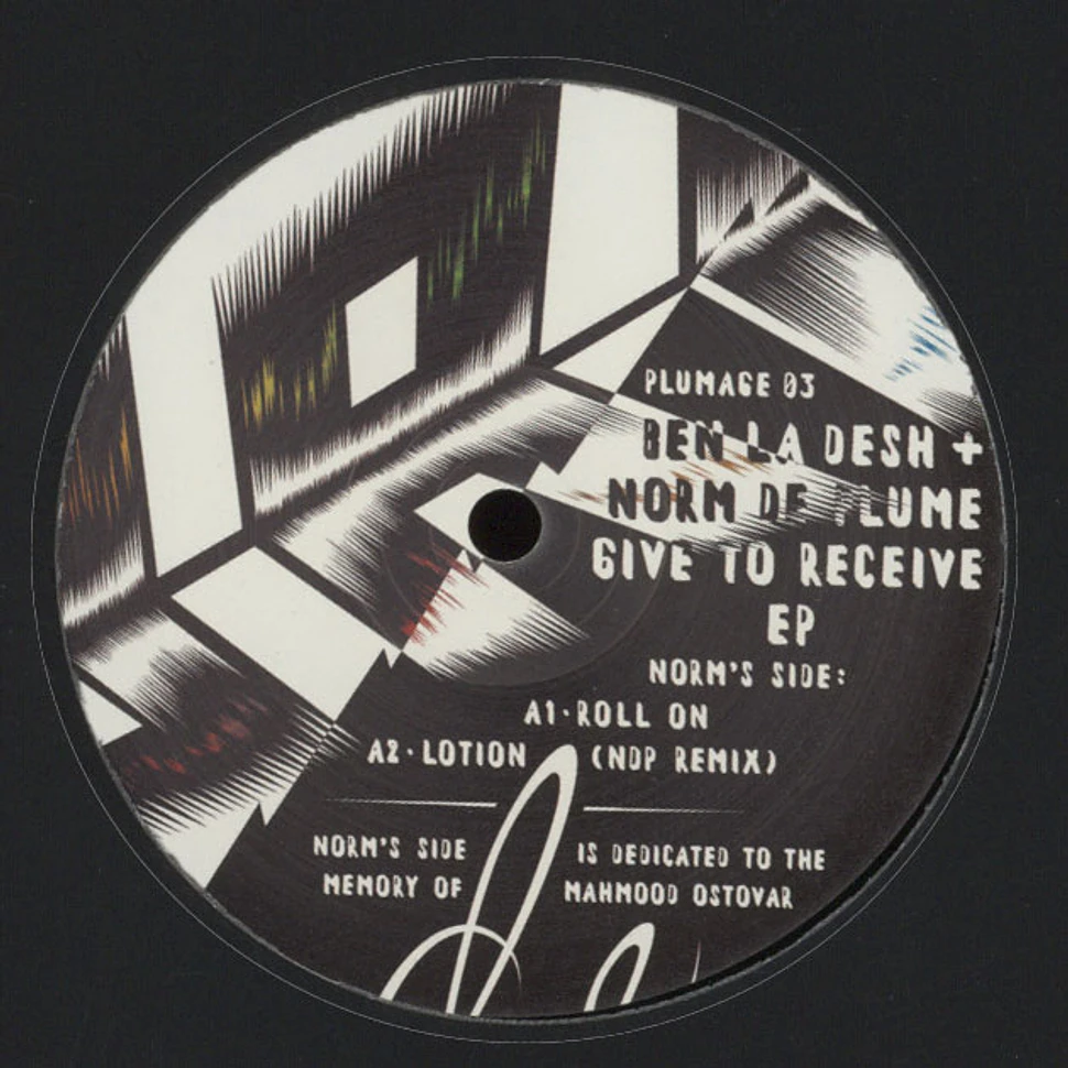Ben La Desh & Norm De Plume - Give To Receive EP