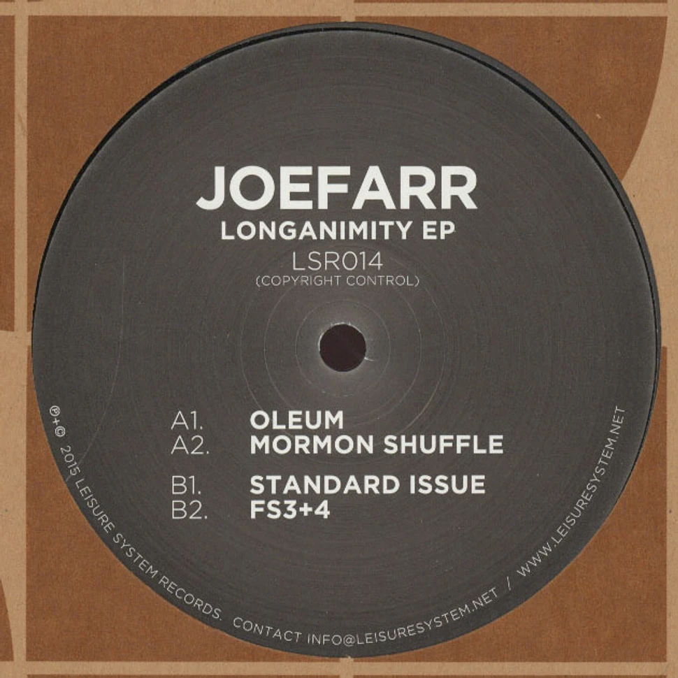 Joe Farr - Longanimity EP