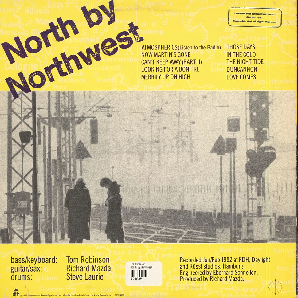 Tom Robinson - North By Northwest