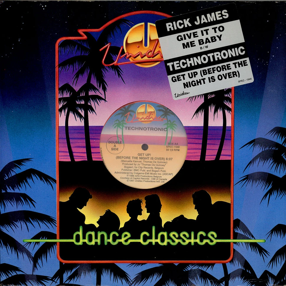 Rick James / Technotronic - Give It To Me Baby / Get Up (Before The Night Is Over)