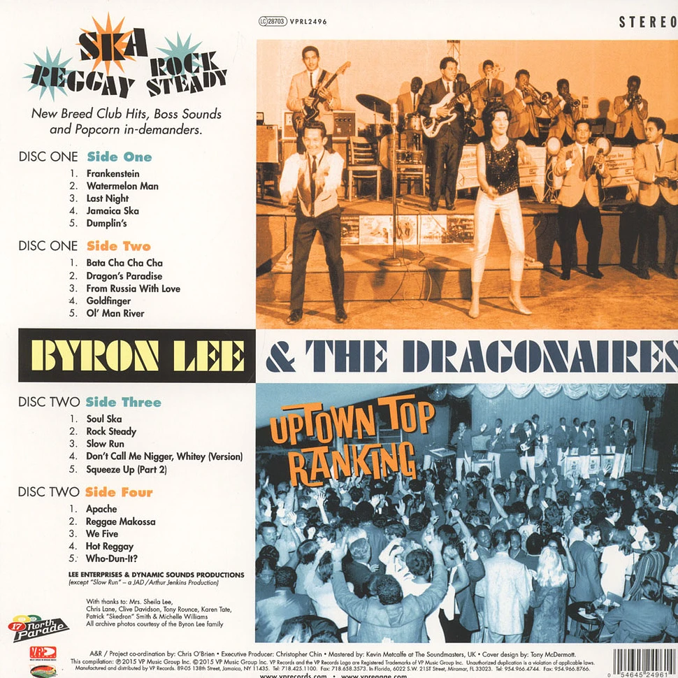 Byron Lee & The Dragonaries - Uptown Top Ranking (20 Club Classics)