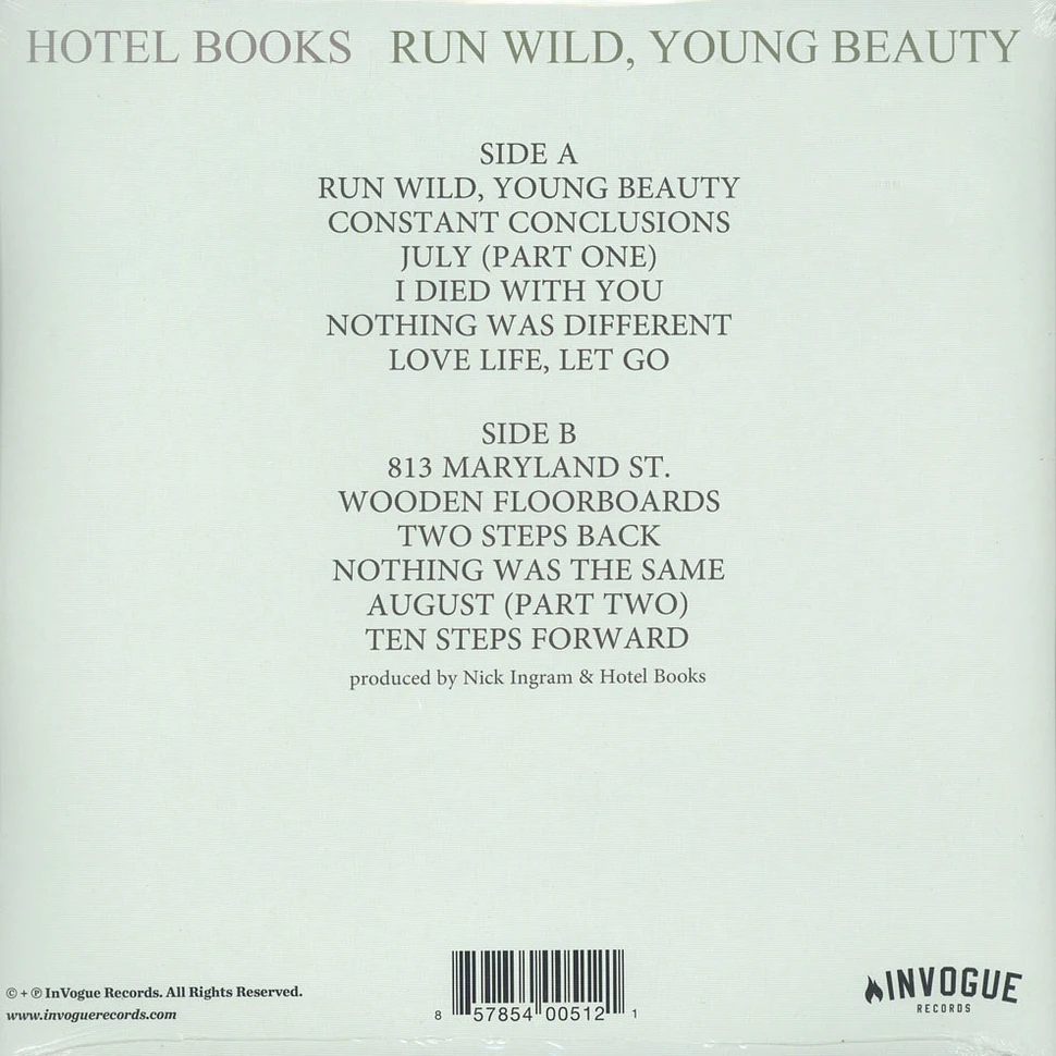 Hotel Books - Run Wild Young Beauty