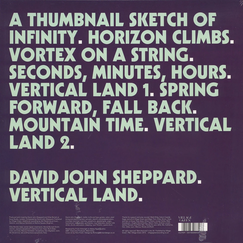 David John Sheppard - Vertical land