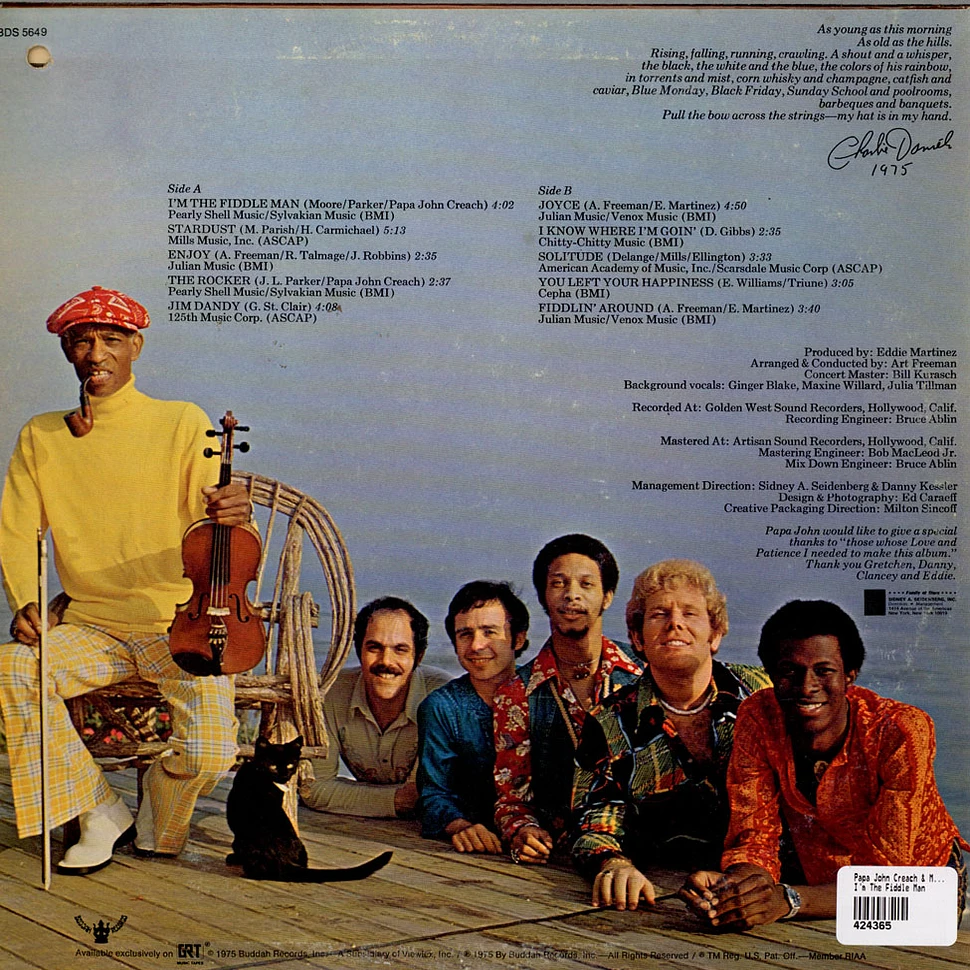 Papa John Creach & The Midnight Sun - I'm The Fiddle Man