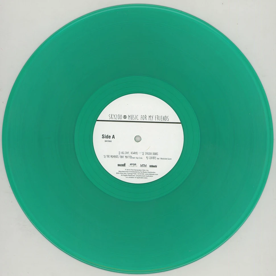 Skyzoo - Music For My Friends Green Vinyl Edition
