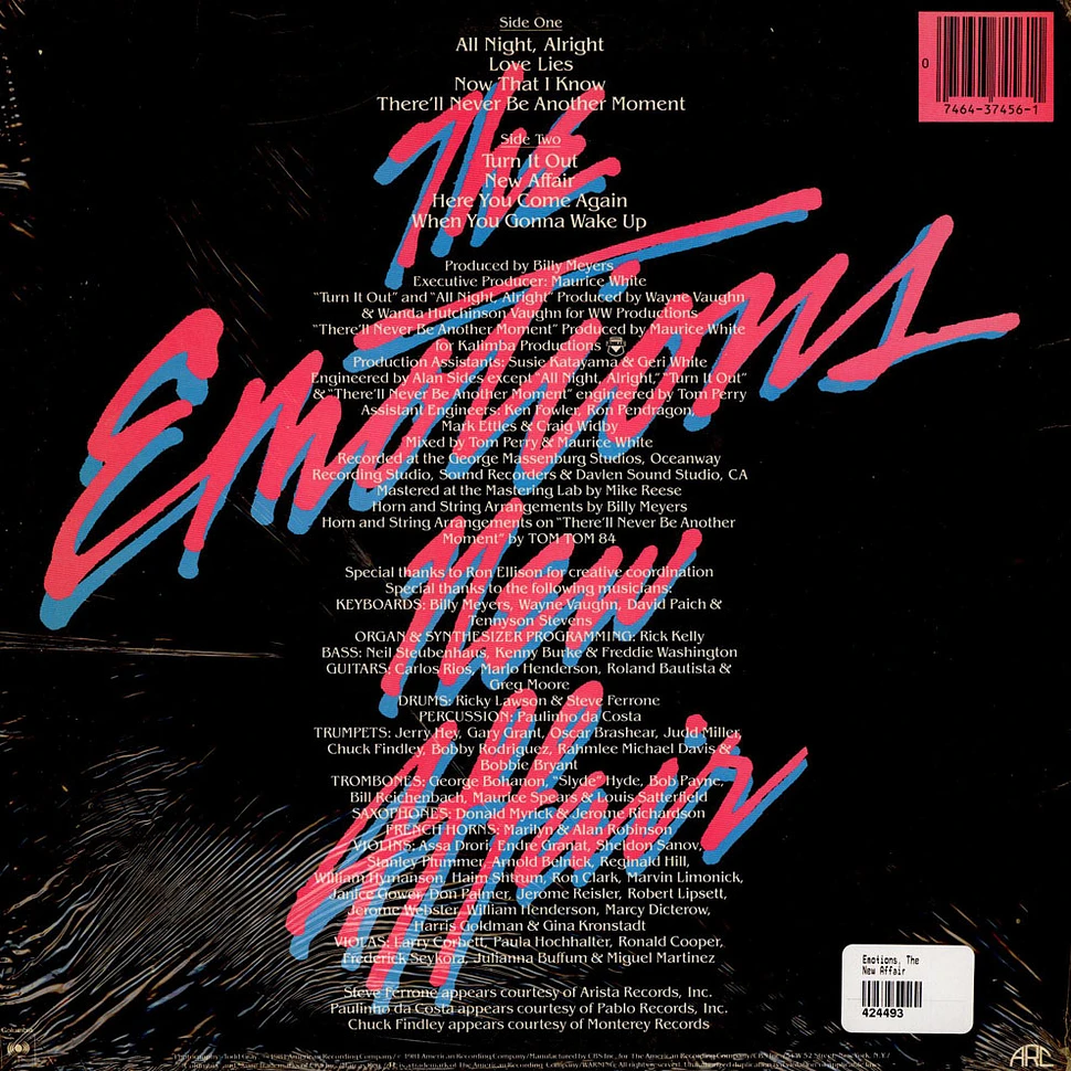 The Emotions - New Affair