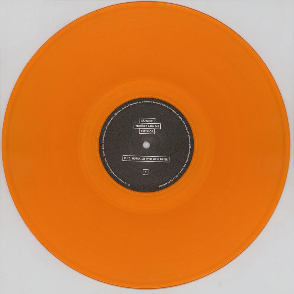 K.I.Z. - Hurra Die Welt Geht Unter HHV Exclusive Orange Vinyl Edition