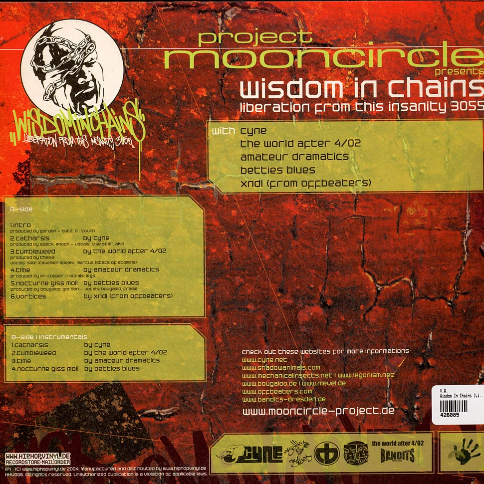 V.A. - Project Mooncircle: Wisdom In Chains (Liberation From This Insanity 3055)