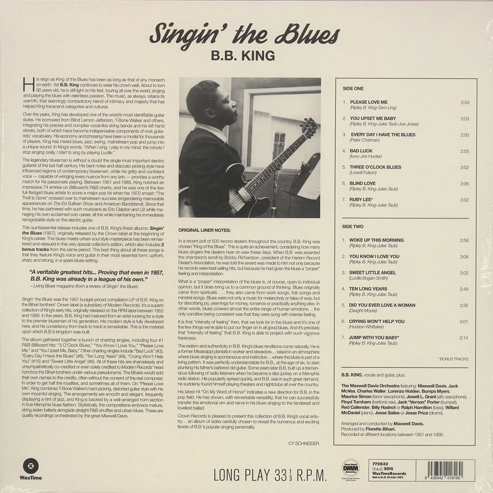 B.B. King - Singin The Blues